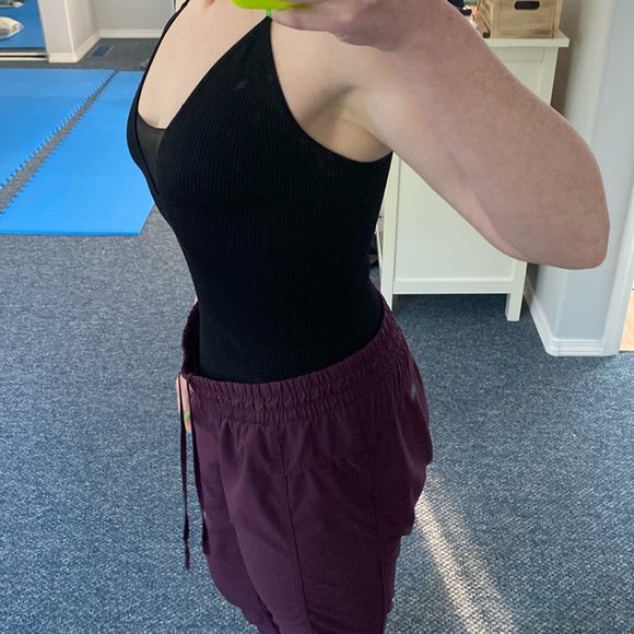 NWOT Black Free People Come Around Cami Sz M/L - Picture 2 of 7